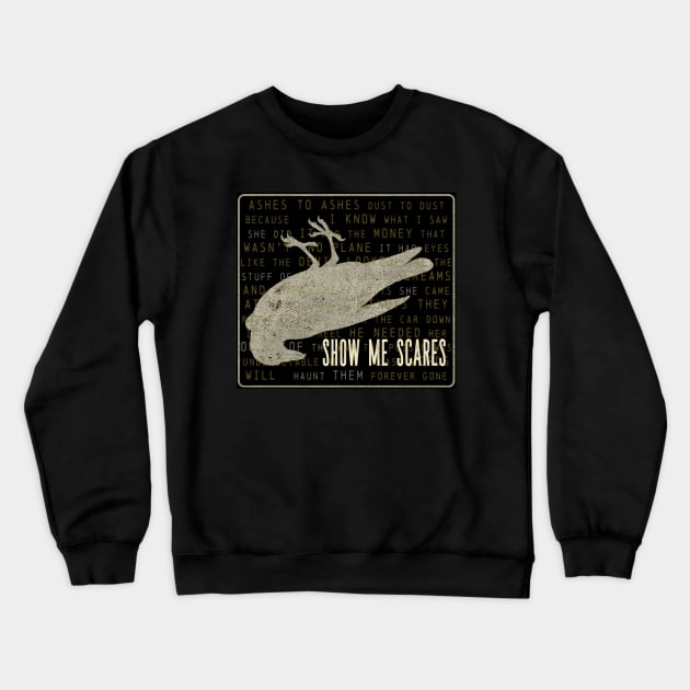 Show Me Scares Bird Logo Crewneck Sweatshirt by Show Me Scares Podcast